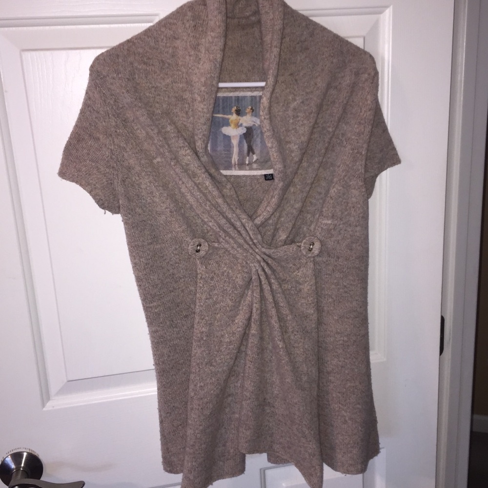 Anthropologie wrap sweater